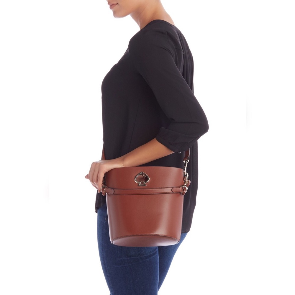 Kate Spade Suzy Leather Bucket Bag - Picture 7 of 8